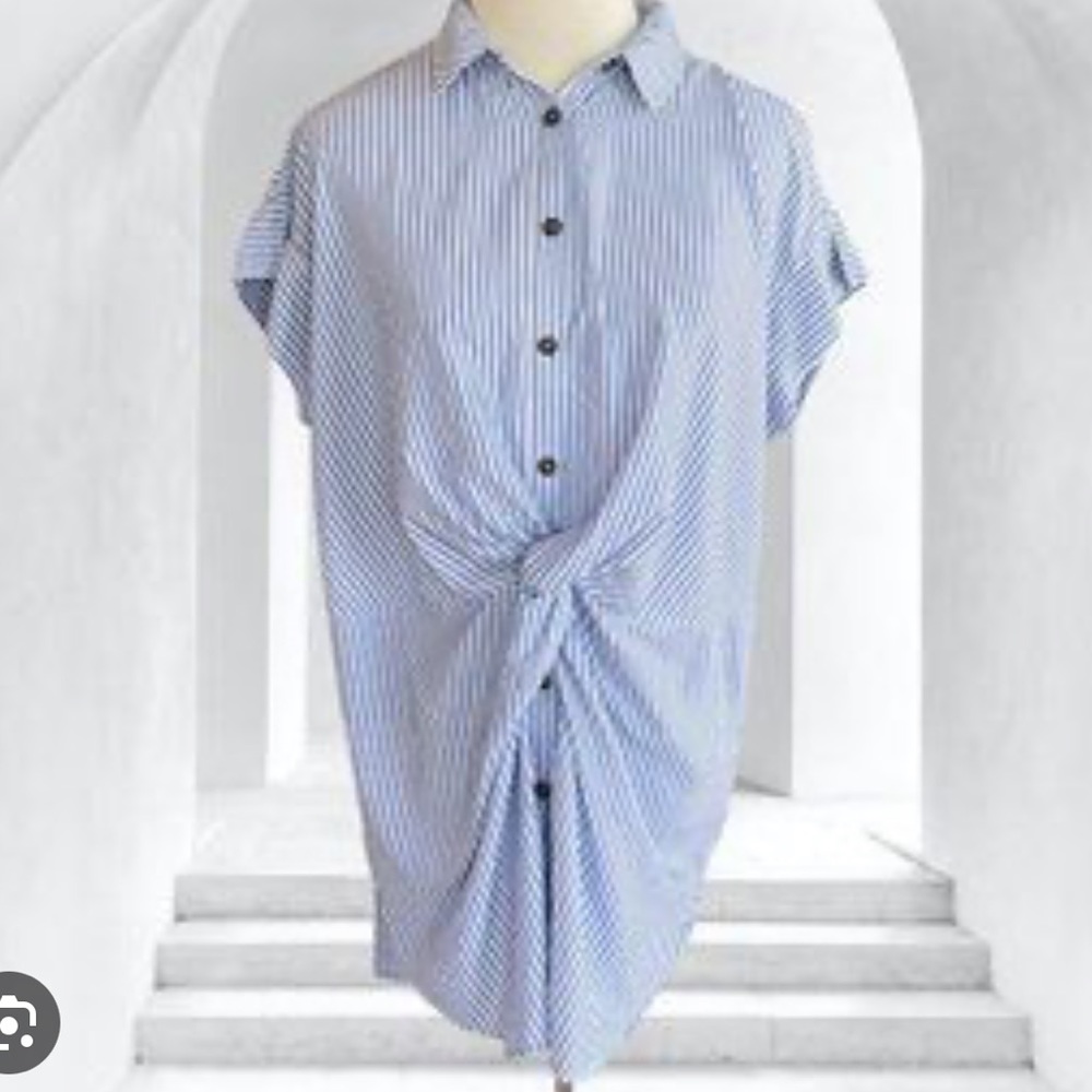 Zara Lightweight Knotted-Front Tunic